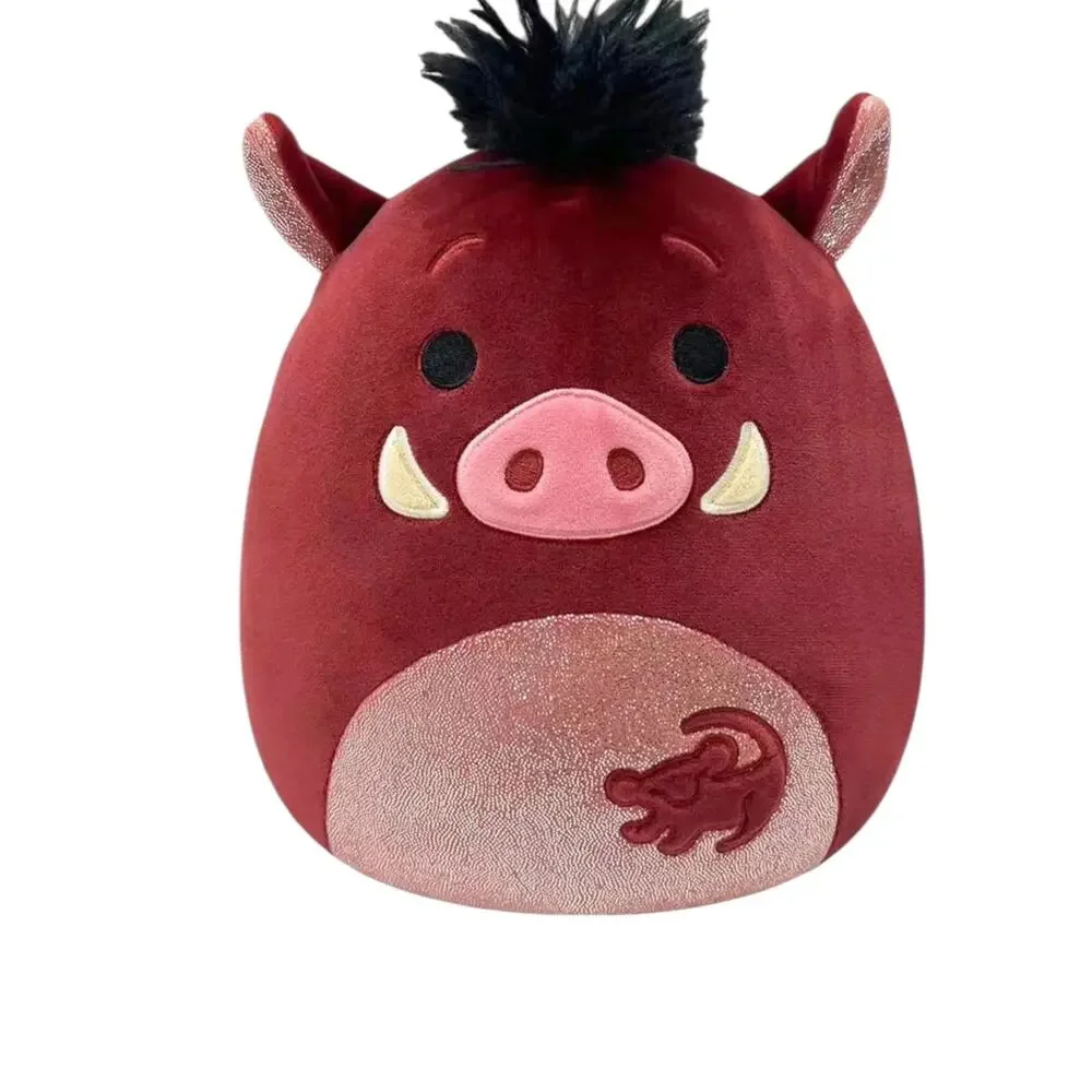 Squishmallow Pumpaa from the Lion King stuffed animal. NWT 8